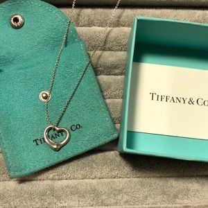 Tiffany and Co heart necklace.